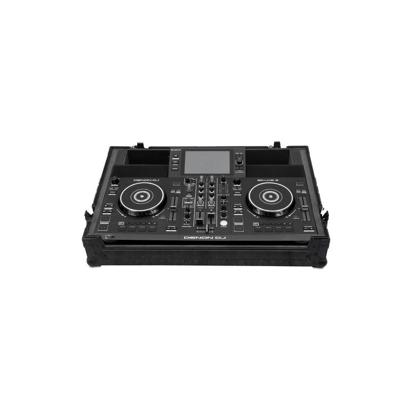 UDG U91080BL - ULTIMATE FLIGHT CASE DENON DJ SC LIVE 2 BLACK PLUS