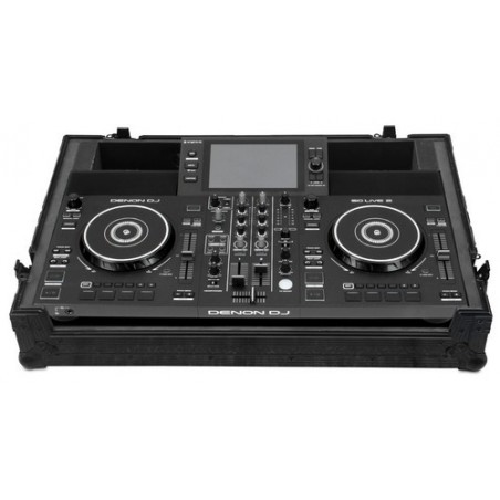 UDG U91080BL - ULTIMATE FLIGHT CASE DENON DJ SC LIVE 2 BLACK PLUS