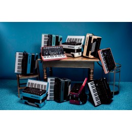 HOHNER BRAVO MYCOLOR III 72 TWILIGHT (RAL 7026)