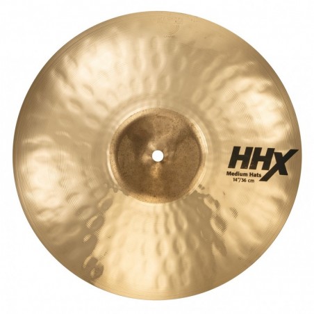 SABIAN 14" HHX Medium Hats Brilliant Finish