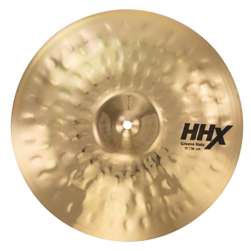 SABIAN 15" HHX Groove Hi-Hats Brilliant Finish