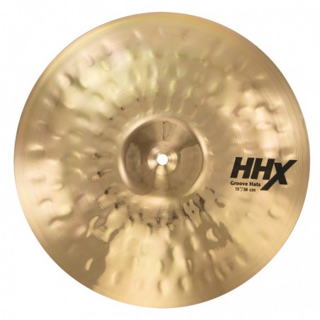 SABIAN 15" HHX Groove Hi-Hats Brilliant Finish