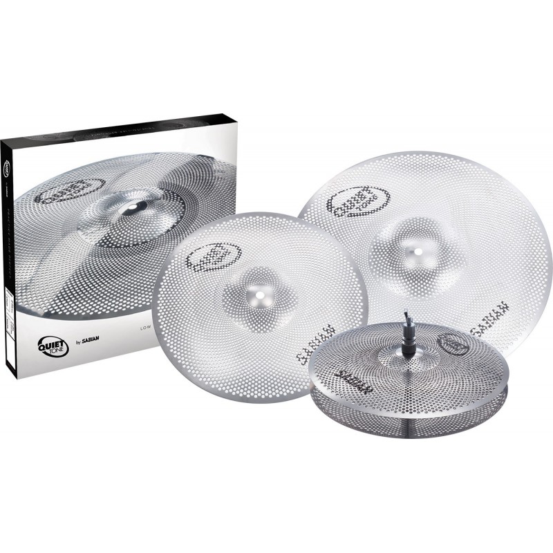SABIAN Quiet Tone Practice Cymbals Set Qtpc502