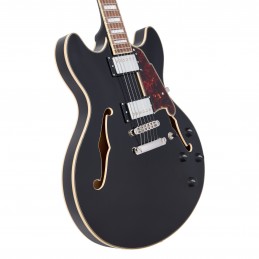D'ANGELICO PREMIER DC SOLID BLACK