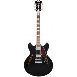D'ANGELICO PREMIER DC SOLID BLACK
