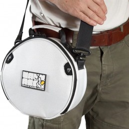 WALKASSE Borsa per cuffie stile DJ, bianca