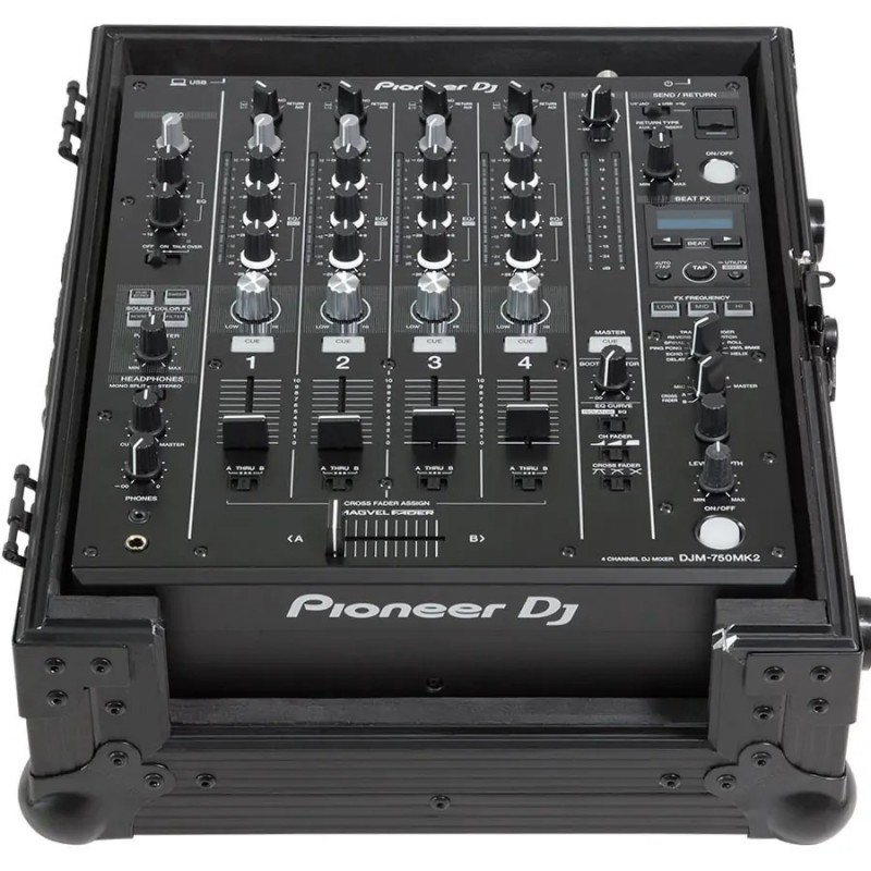 WALKASSE Flight Case multiformato CDJ/MIXER 12 pollici Nero
