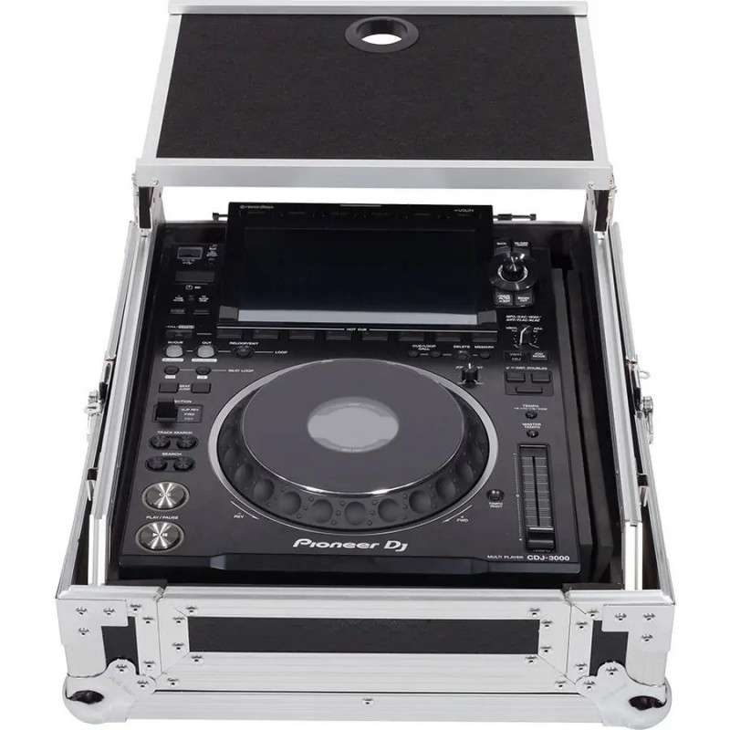 WALKASSE Flight Case Multi formato CDJ/MIXER 12" PLUS Argento