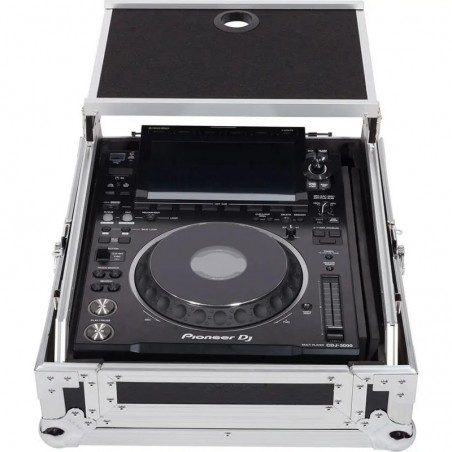 WALKASSE Flight Case Multi formato CDJ/MIXER 12" PLUS Argento