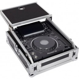 WALKASSE Flight Case Multi formato CDJ/MIXER 12" PLUS Argento