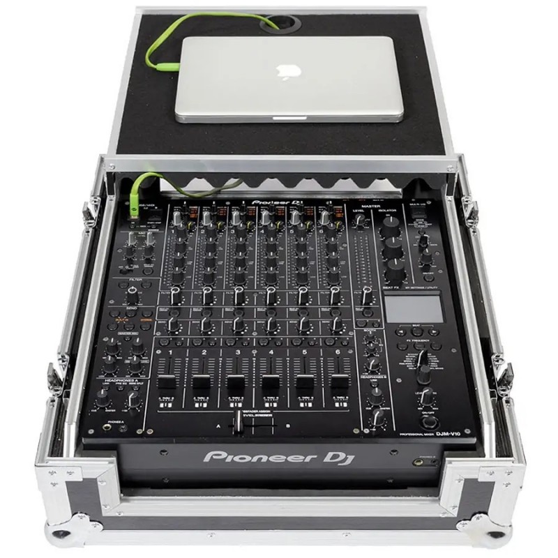 WALKASSE Flight Case Pioneer® DJM-V10 / V10LF/ A9 Argento