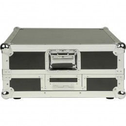 WALKASSE Flight Case Rackmount DJ 19" /10U Argento
