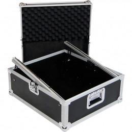 WALKASSE Flight Case Rackmount DJ 19" /10U Argento