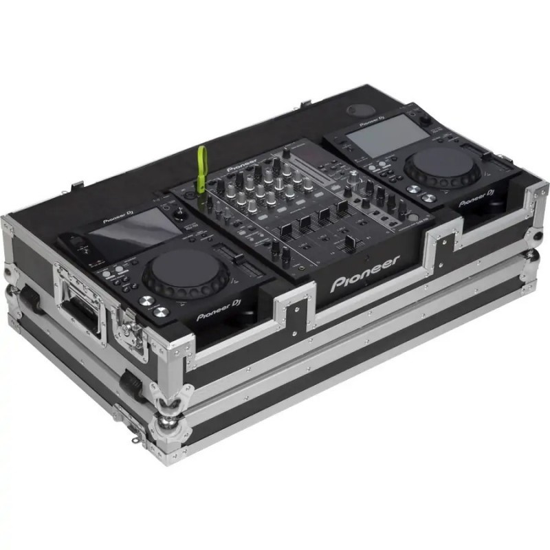 WALKASSE Flight Case Pioneer® XDJ-700 o CDJ-350/ DJM-750MK2 Argento