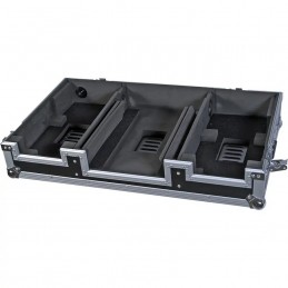 WALKASSE Flight Case Pioneer® XDJ-700 o CDJ-350/ DJM-750MK2 Argento