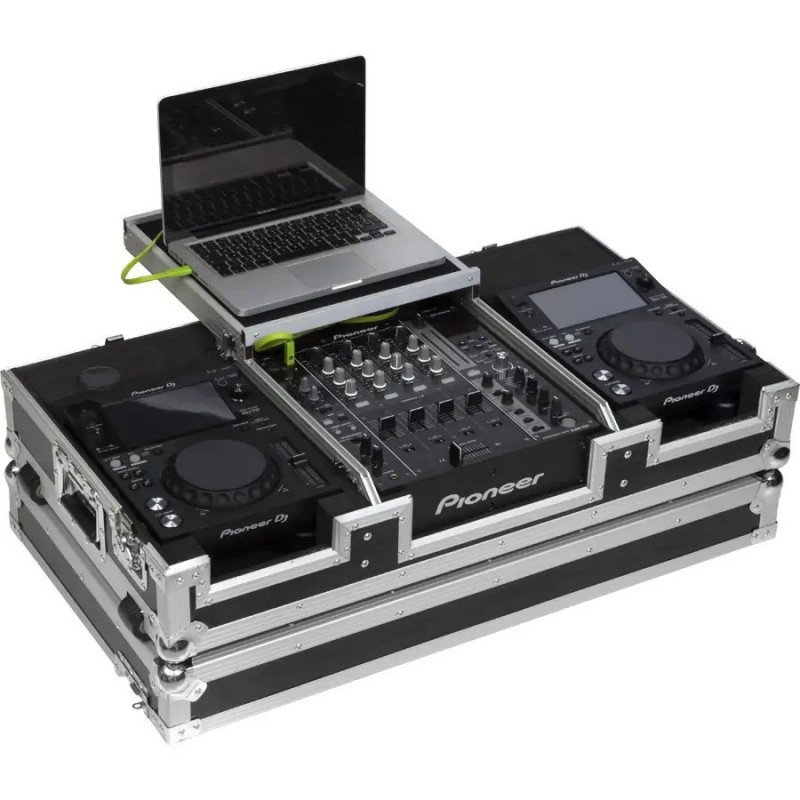 WALKASSE Flight Case Pioneer® XDJ-700 o CDJ-350/ DJM-750MK2 Argento