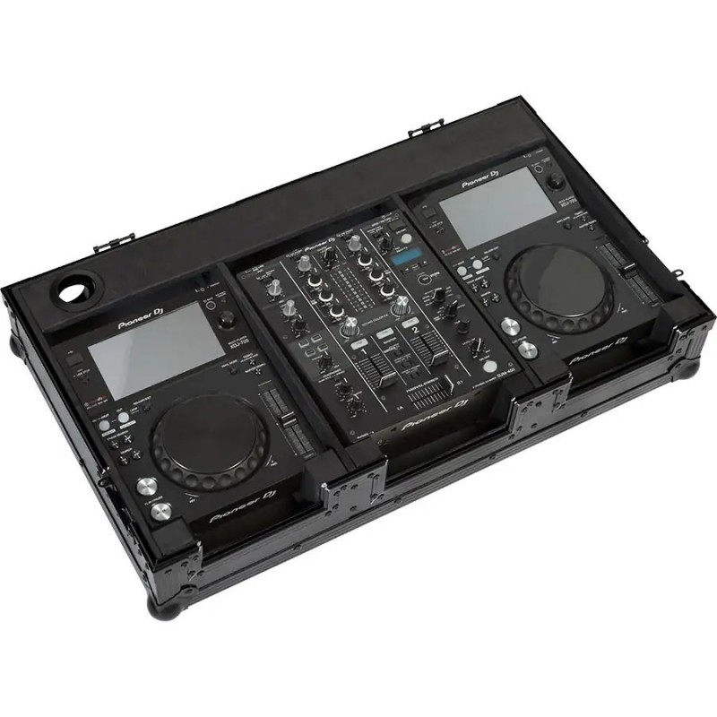 WALKASSE Flight Case Pioneer® XDJ-700 o CDJ-350/ DJM-450 Edizione nera