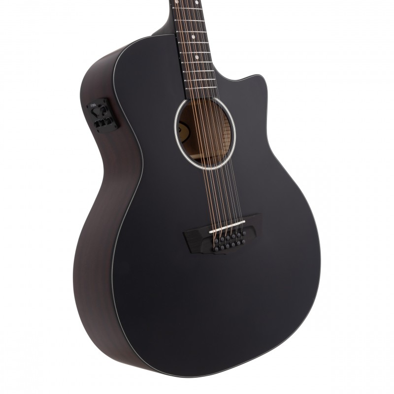 D'ANGELICO PREMIER FULTON LS MATTE BLACK
