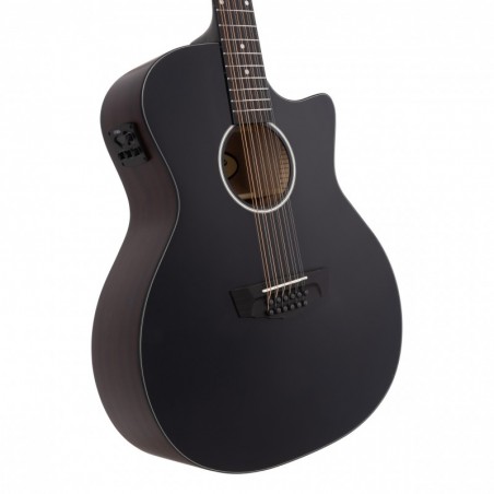 D'ANGELICO PREMIER FULTON LS MATTE BLACK