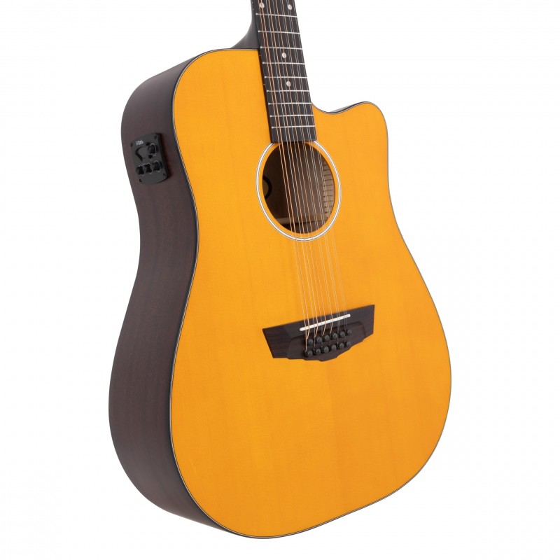 D'ANGELICO PREMIER BOWERY 12 LS VINTAGE NATURAL