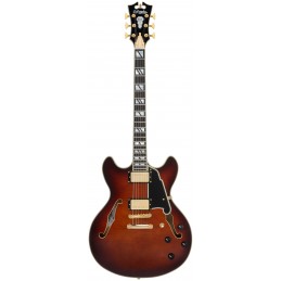 D'ANGELICO EXCEL DC AMARETTO BURST