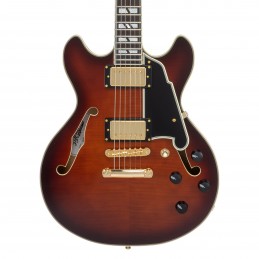 D'ANGELICO EXCEL MINI DC AMARETTO BURST