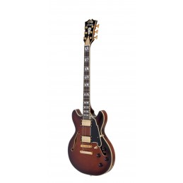 D'ANGELICO EXCEL MINI DC AMARETTO BURST