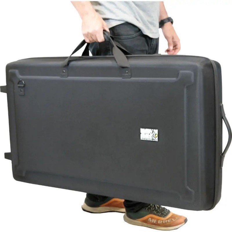 WALKASSE Custodia antiurto in EVA Alphatheta® XDJ-AZ nera (ruote e borsa a tracolla)