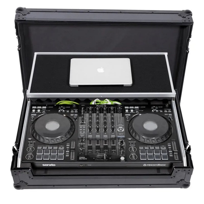 WALKASSE Flight Case Multiformato L Nero (Supporto per laptop, trolley e ruote)