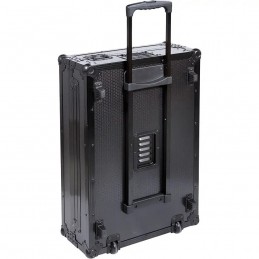WALKASSE Flight Case Multiformato L Nero (Supporto per laptop, trolley e ruote)