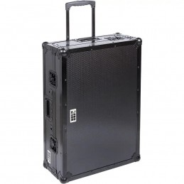 WALKASSE Flight Case Multiformato L Nero (Supporto per laptop, trolley e ruote)