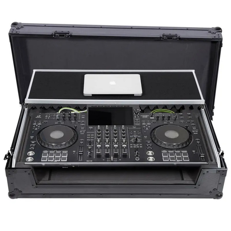 WALKASSE Flight Case Multiformato XXL2 Nero (Ripiano per laptop, carrello e ruote