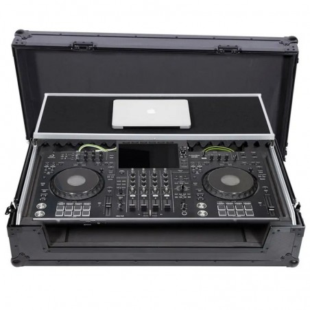 WALKASSE Flight Case Multiformato XXL2 Nero (Ripiano per laptop, carrello e ruote