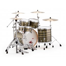 PEARL MASTERS MAPLE 4-PC SHELL PACK IN C.873 GOLD OYSTER SWIRL