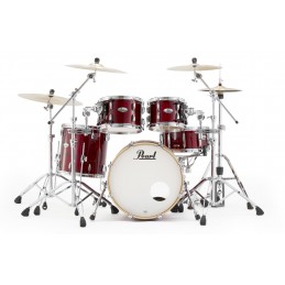 PEARL PROFESSIONAL SERIES 4-PC SHELL PACK IN C.808 VELVET CRIMSON