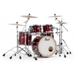 PEARL PROFESSIONAL SERIES 4-PC SHELL PACK IN C.808 VELVET CRIMSON