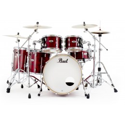 PEARL PROFESSIONAL SERIES 5-PC SHELL PACK IN C.808 VELVET CRIMSON