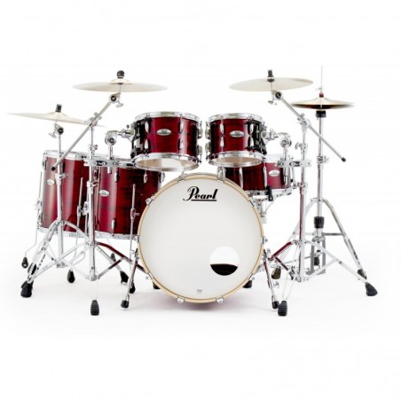 PEARL PROFESSIONAL SERIES 5-PC SHELL PACK IN C.808 VELVET CRIMSON