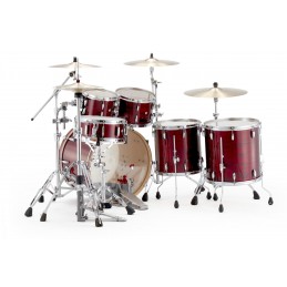 PEARL PROFESSIONAL SERIES 5-PC SHELL PACK IN C.808 VELVET CRIMSON