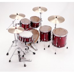 PEARL PROFESSIONAL SERIES 5-PC SHELL PACK IN C.808 VELVET CRIMSON