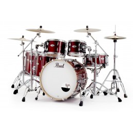 PEARL PROFESSIONAL SERIES 5-PC SHELL PACK IN C.808 VELVET CRIMSON