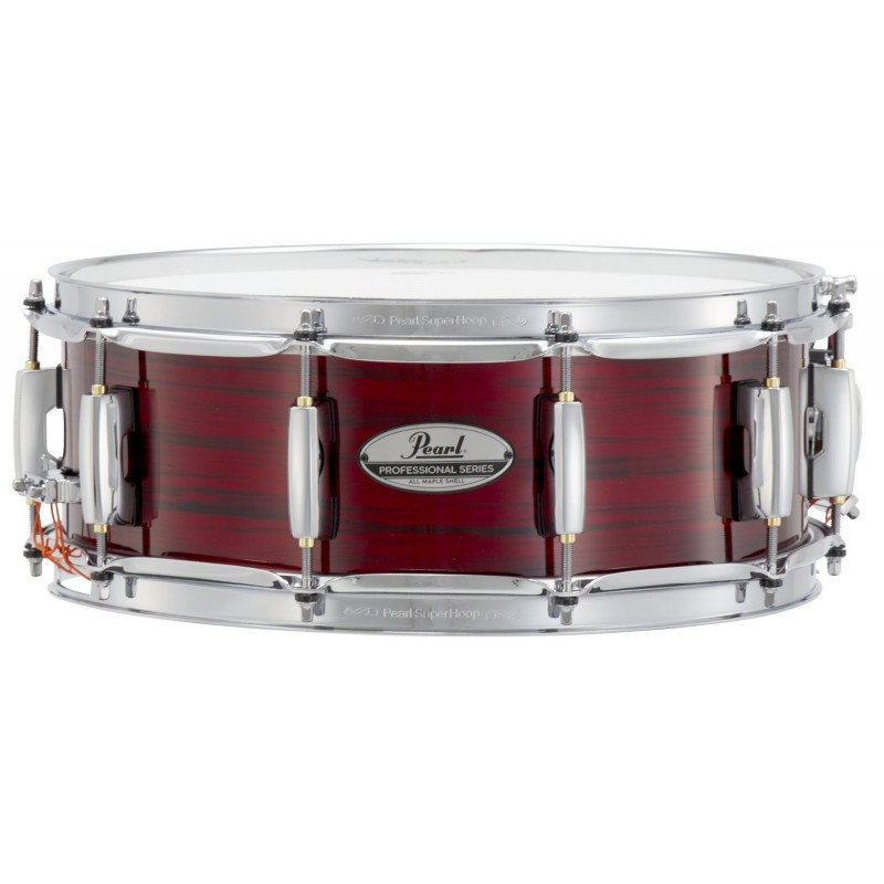 PEARL PROFESSIONAL SERIES SNAREDRUM IN C.808 VELVET CRIMSON