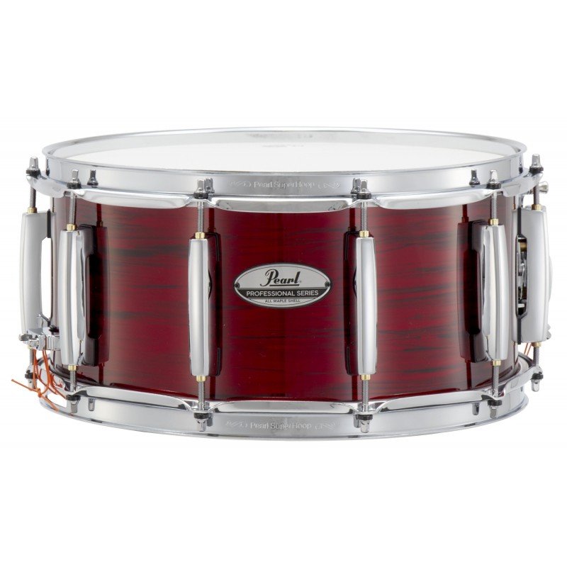PEARL PROFESSIONAL SERIES SNAREDRUM IN C.808 VELVET CRIMSON