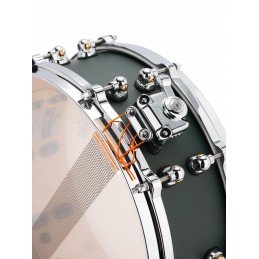 PEARL REFERENCE ONE SERIES 14"X5" 20PLY SNAREDRUM IN C.816 SATIN RACING GREEN PREMIUM FINISH
