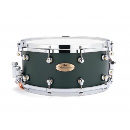 PEARL REFERENCE ONE SERIES 14"X6,5" 20PLY SNAREDRUM IN C.816 SATIN RACING GREEN PREMIUM FINISH