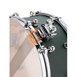 PEARL REFERENCE ONE SERIES 14"X6,5" 20PLY SNAREDRUM IN C.816 SATIN RACING GREEN PREMIUM FINISH