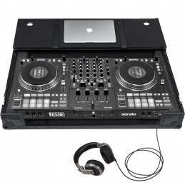 WALKASSE Flight case Rane PERFORMANCE | FOUR Nero (Supporto per laptop e ruote)