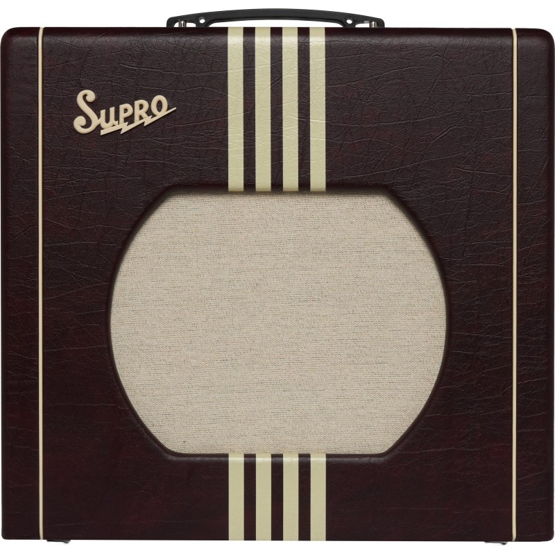 SUPRO DELTA KING 12 Burgundy and Cream