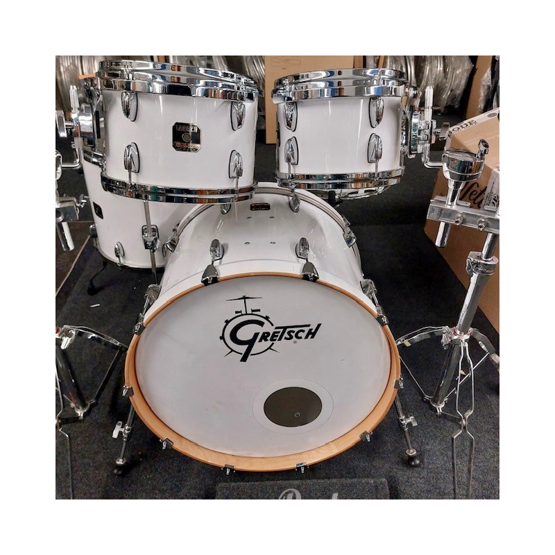 GRETSCH RENOWN BD"22 DRUMSET WHITE