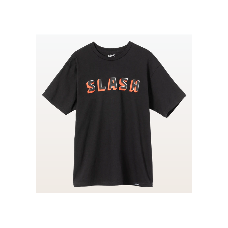 GIBSON SLASH BLOCK T-SHIRT BLACK